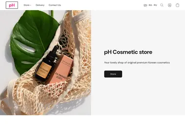 Скриншот phcosmetic.ge