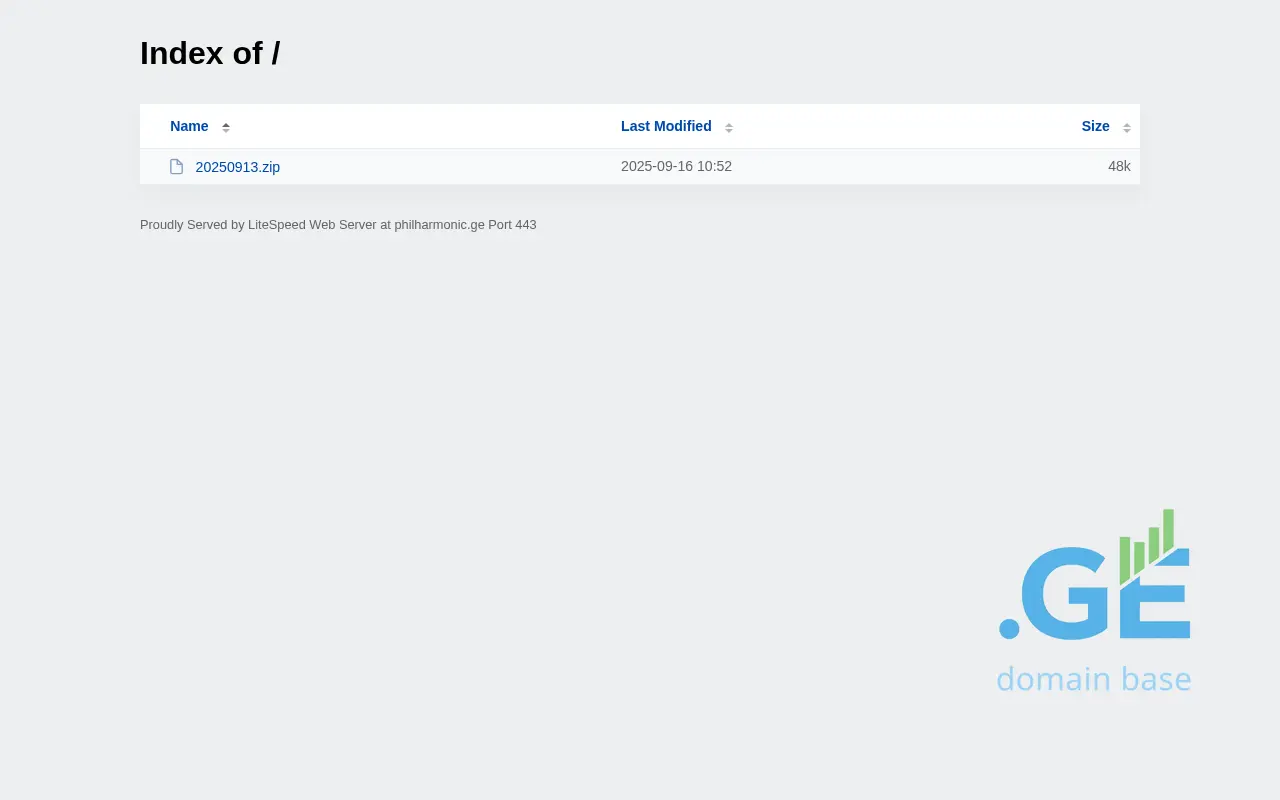 Screenshot of the site philharmonic.ge