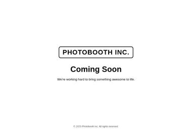 photoboothinc.ge-ის ეკრანის სურათი