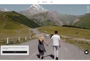 Screenshot of photowalks.ge