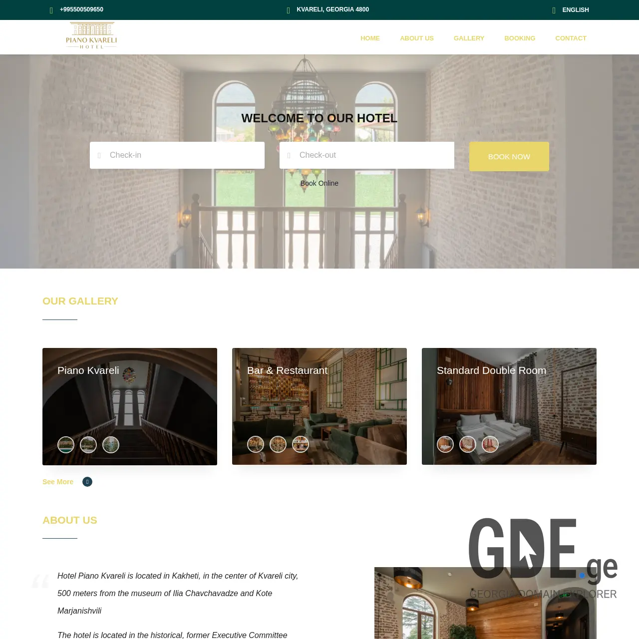 Screenshot of the site pianokvareli.ge at 2025-12-11