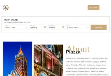 Screenshot of piazzabatumi.ge