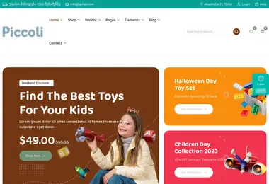 Screenshot of piccoli.ge