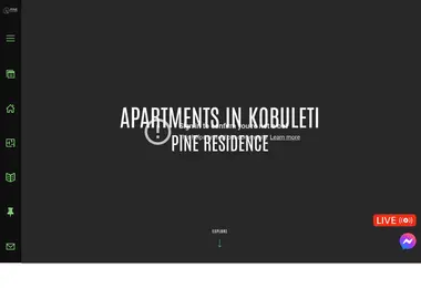 pichvnariresidence.ge-ის ეკრანის სურათი