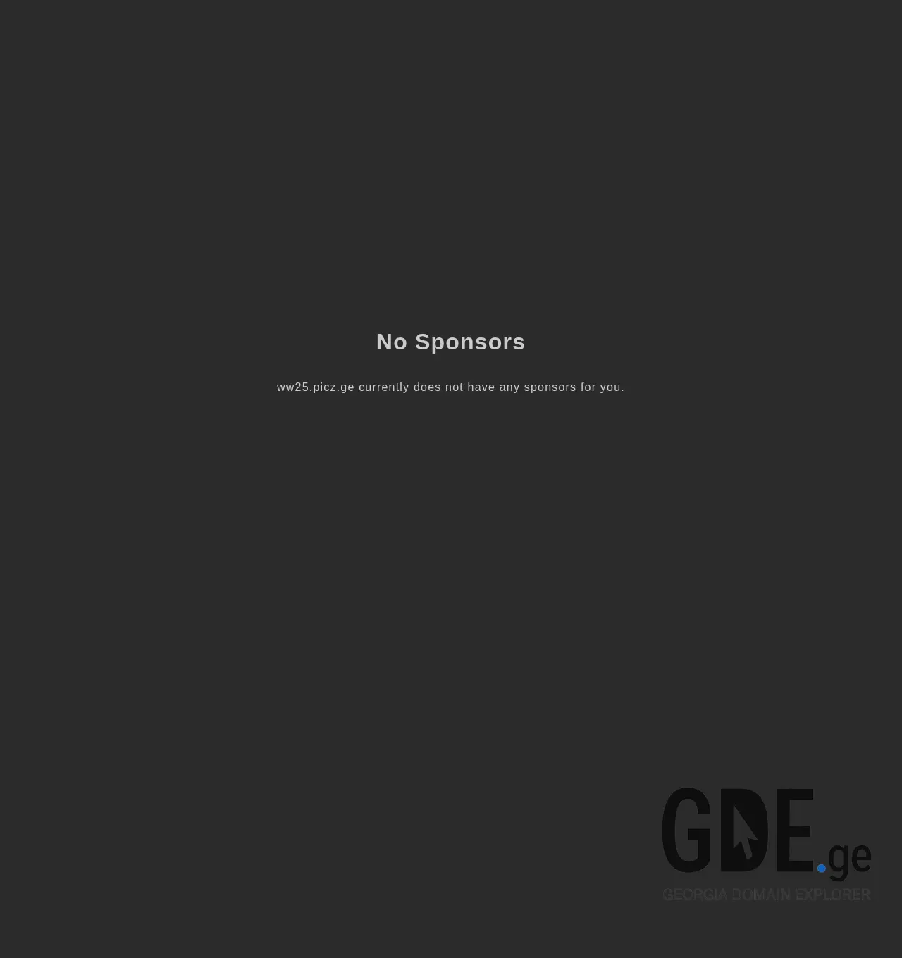 Screenshot of the site picz.ge at 2025-12-01