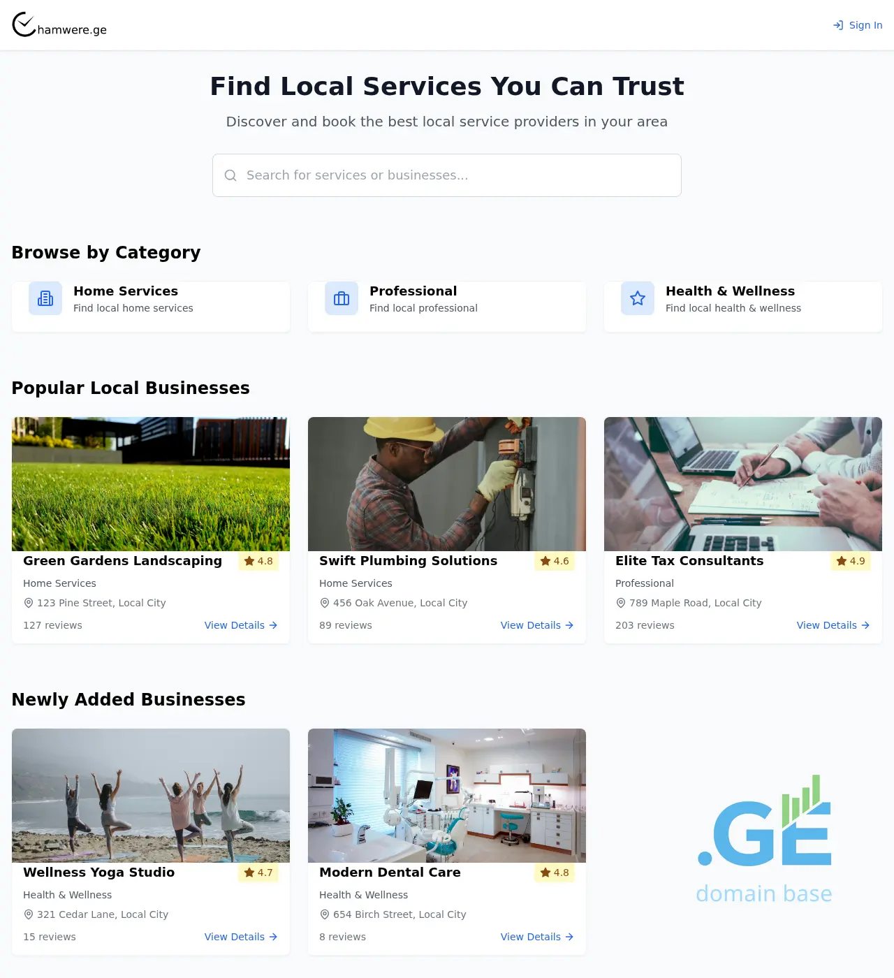 Screenshot of the site pie.ge at 2025-10-11