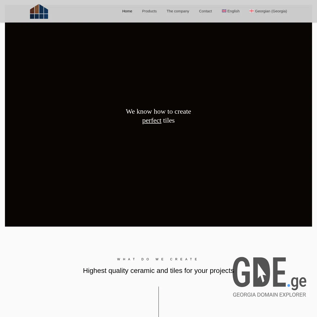 Screenshot of the site pilahouse.ge at 2025-12-11