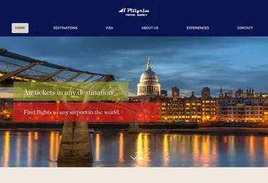 Screenshot of piligrim.com.ge