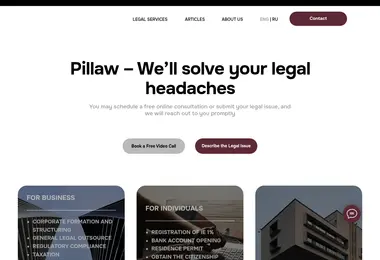 Screenshot of pillaw.ge