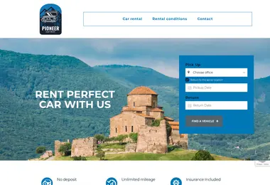 pioneercarrent.ge-ის ეკრანის სურათი