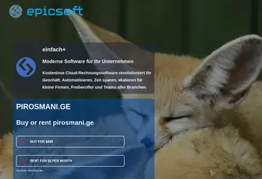 Screenshot of pirosmani.ge