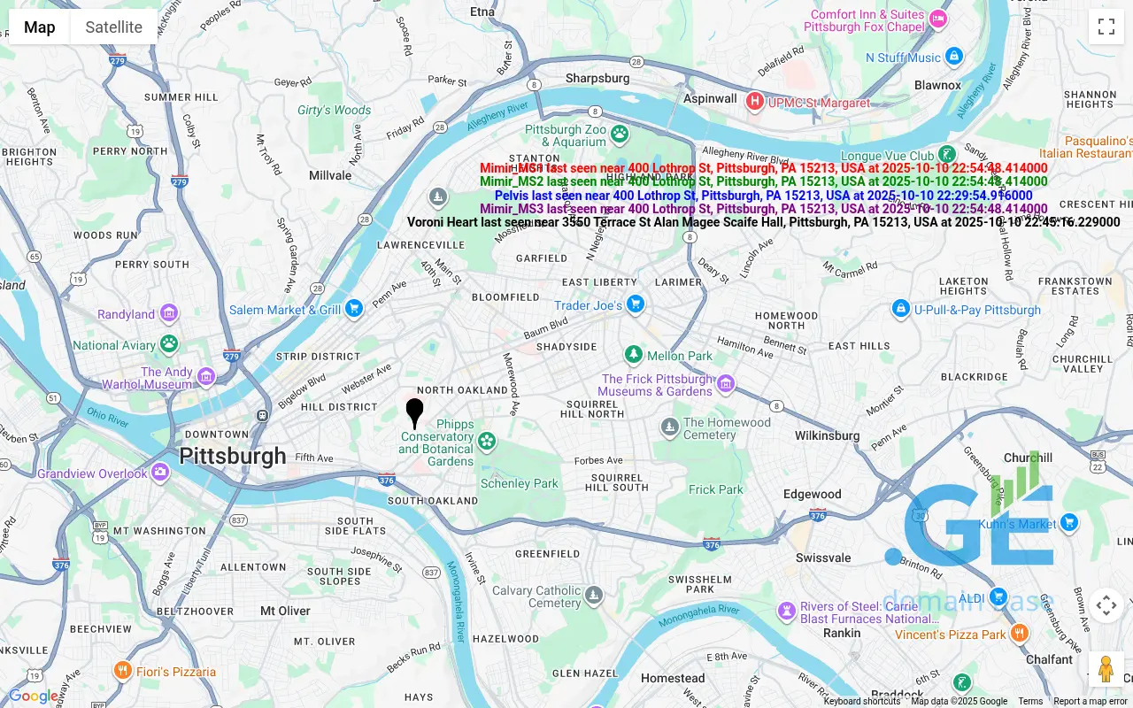 Screenshot of the site pittmedloun.ge