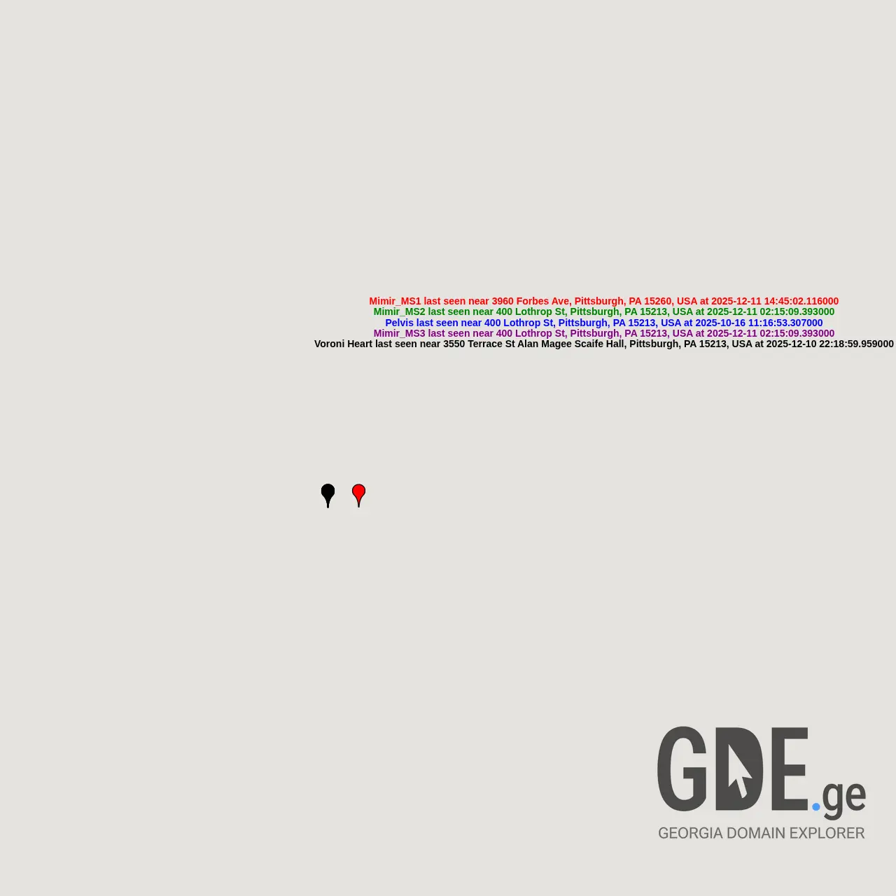 Screenshot of the site pittmedloun.ge at 2025-12-11