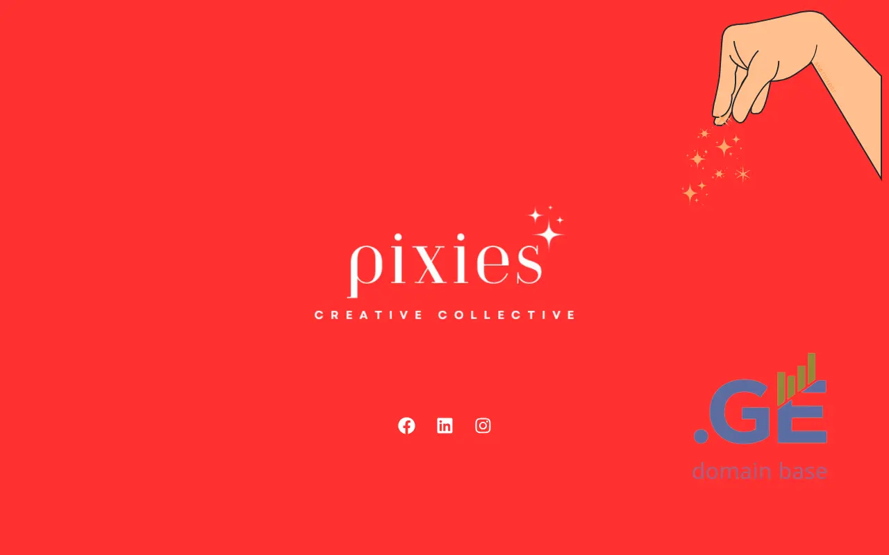 Screenshot of the site pixies.ge