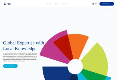 Screenshot of pkf.ge