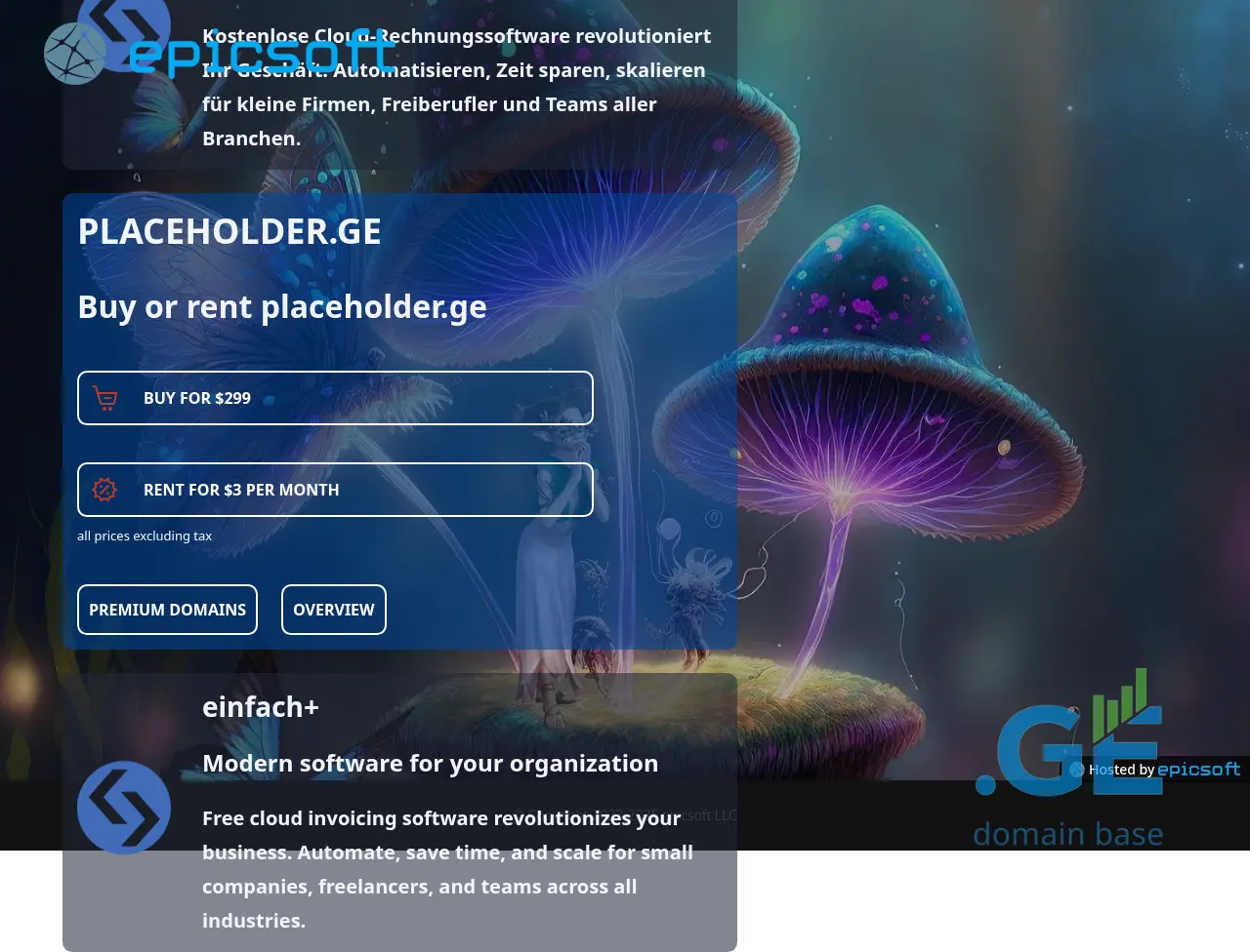 Screenshot of the site placeholder.ge