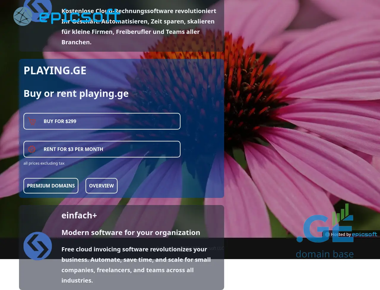 Screenshot of the site playing.ge