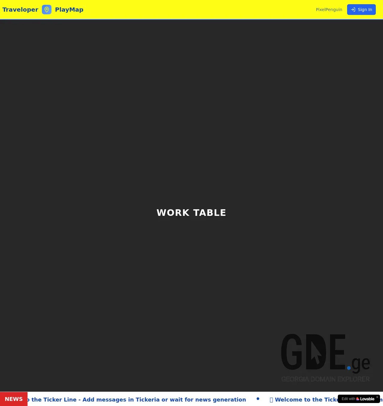 Screenshot of the site playmap.ge at 2025-12-06