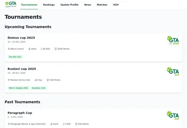 Screenshot of playtennis.ge