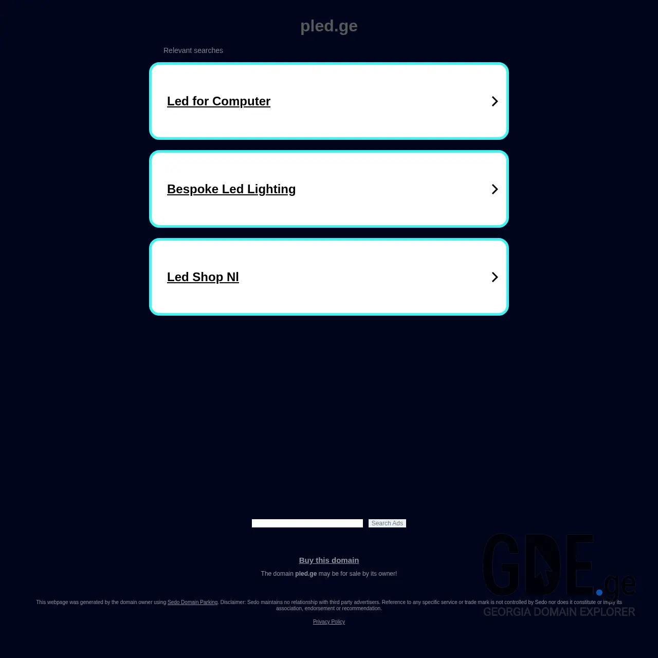 Screenshot of the site pled.ge at 2025-12-11