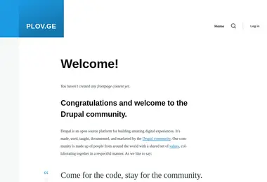 Screenshot of plov.ge