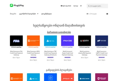 Screenshot of plugandplay.ge