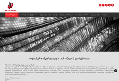 Screenshot of polfirms.ge