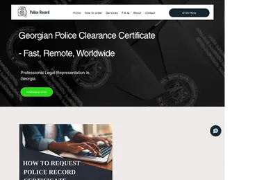 policerecord.ge-ის ეკრანის სურათი