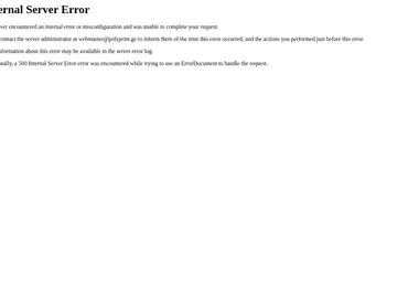 Screenshot of polyprint.ge