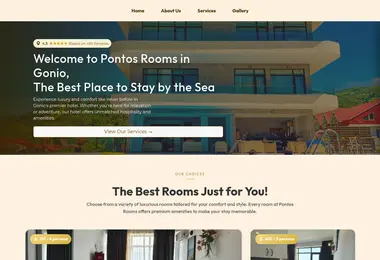 Screenshot of pontosrooms.ge