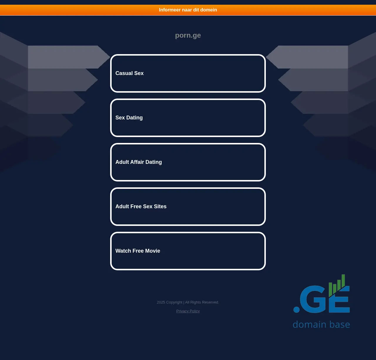 Screenshot of the site porn.ge