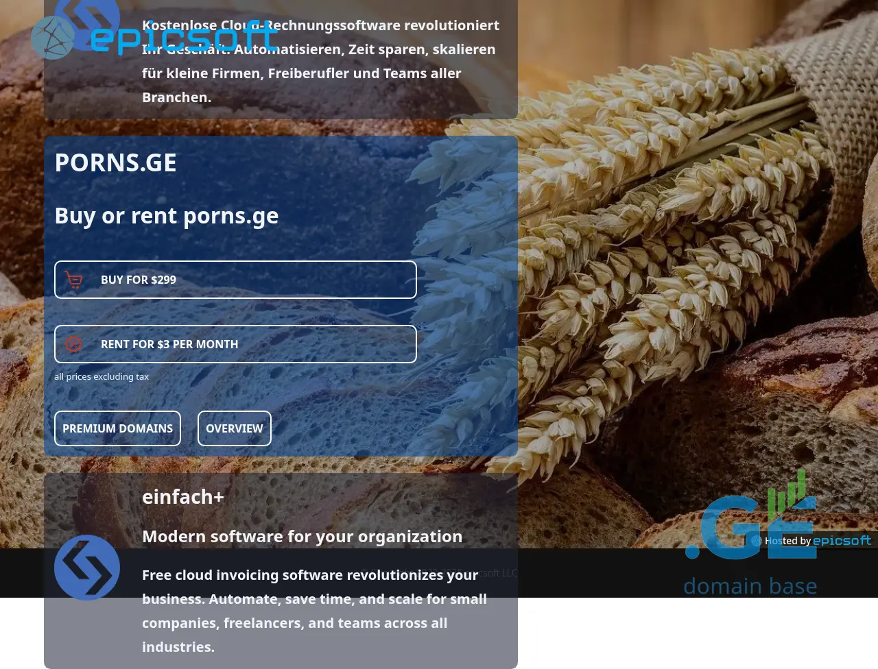 Screenshot of the site porns.ge
