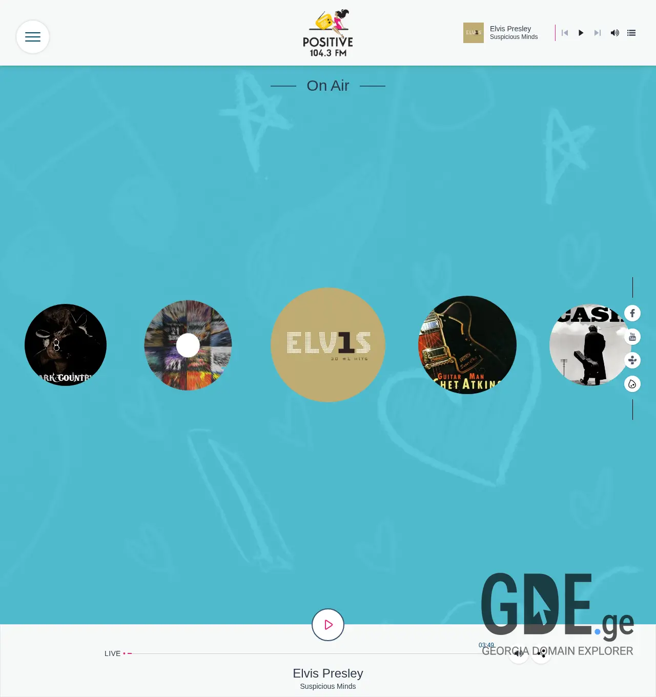 Screenshot of the site positive.ge at 2025-12-01