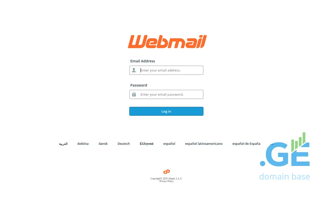 Screenshot of the site post.ge