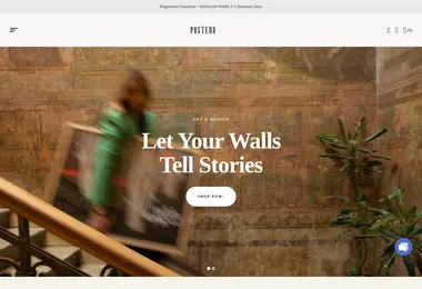 Screenshot of postero.ge