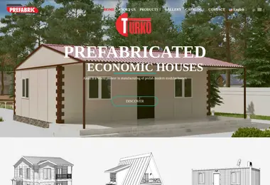 Скриншот prefabric.ge