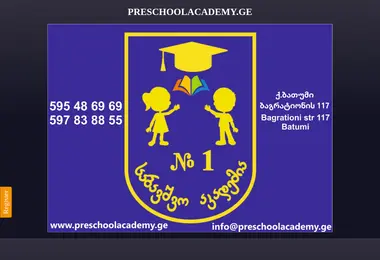 Screenshot of preschoolacademy.ge