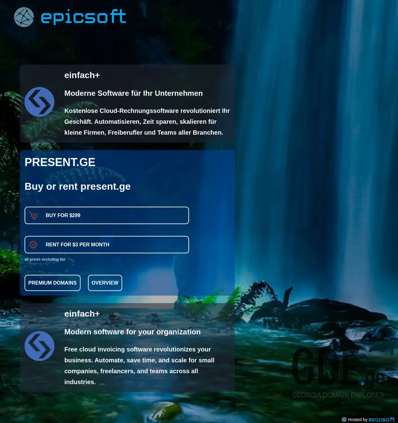 Screenshot of the site present.ge at 2025-12-02
