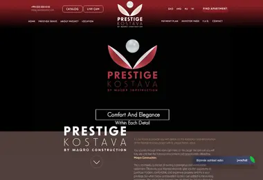 prestigekostava.ge-ის ეკრანის სურათი