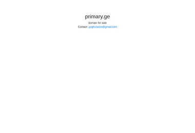 Screenshot of primary.ge