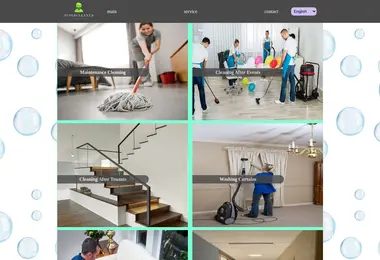 Screenshot of primeclean.ge