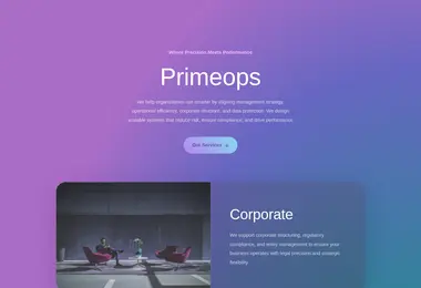 Screenshot of primeops.ge