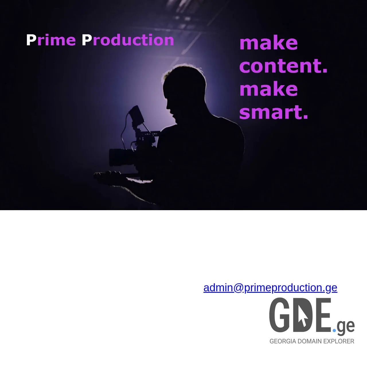 Screenshot of the site primeproduction.ge at 2025-12-11