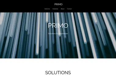 Screenshot of primosolutions.ge