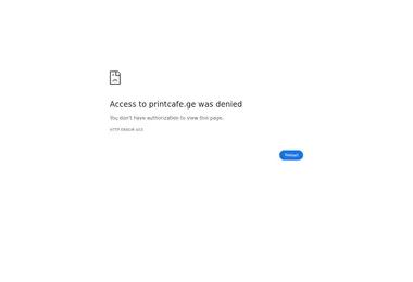 Screenshot of printcafe.ge