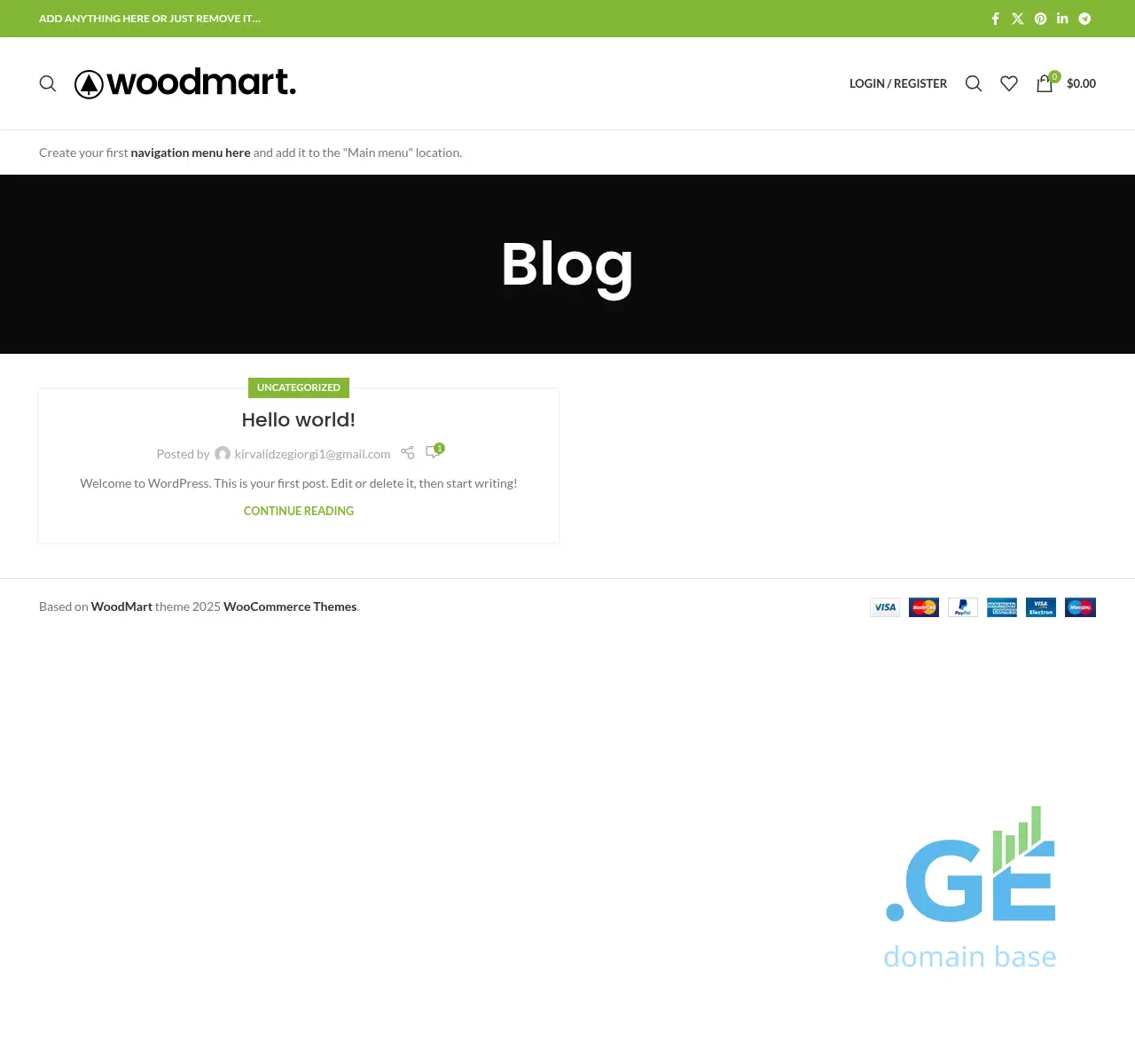 Screenshot of the site printix.ge at 2025-10-24