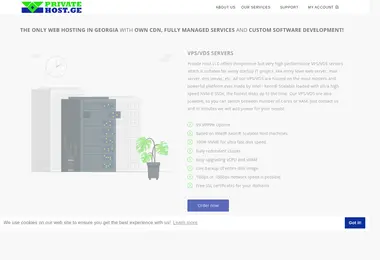 Screenshot of privatehost.ge