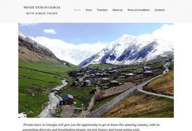 Screenshot of privatetoursgeorgia.ge