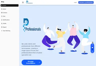 Screenshot of professionals.ge