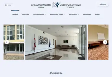 proficollege.ge-ის ეკრანის სურათი